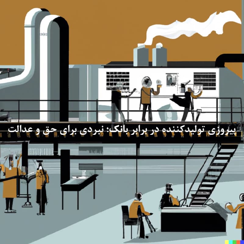 پیروزی تولیدکننده در برابر بانک؛ نبردی برای حق و عدالت