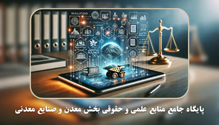 پایگاه جامع منابع علمی و حقوقی بخش معدن و صنایع معدنی
